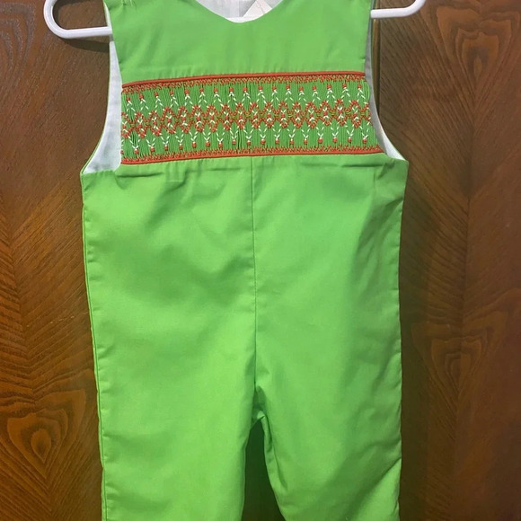 Le Za Me Smocked Longalls - Picture 4 of 9